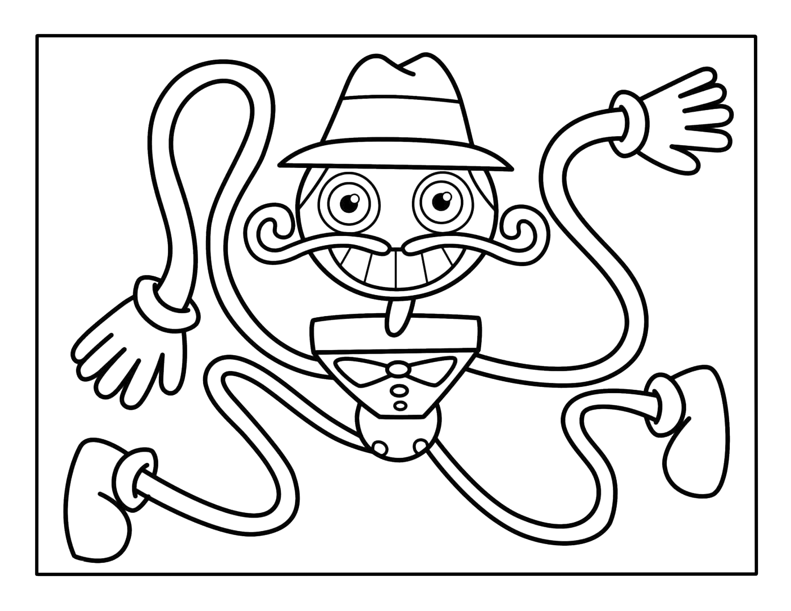 Daddy long legs coloring page â kimmi the clown