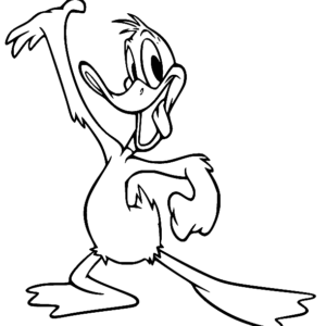 Daffy duck coloring pages printable for free download