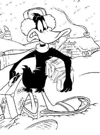 Looney tunes coloring page