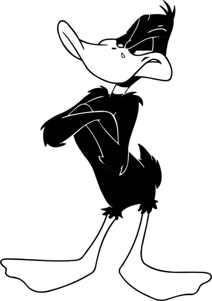 Daffy duck coloring pages cartoon coloring pages horse coloring pages daffy duck