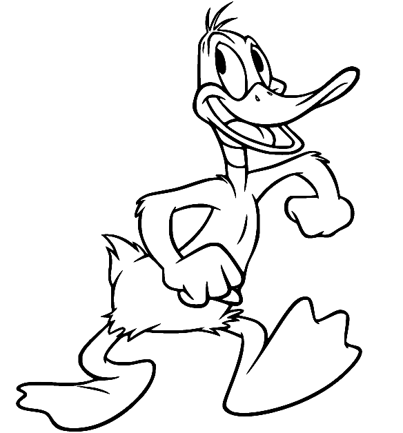 Daffy duck coloring pages printable for free download