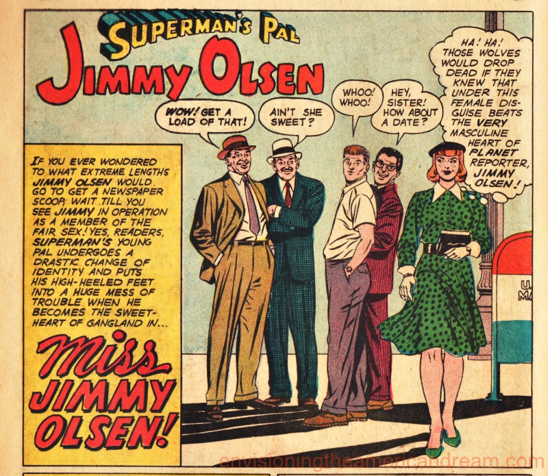 Miss jimmy olsen â ic cross dresser envisioning the american dream