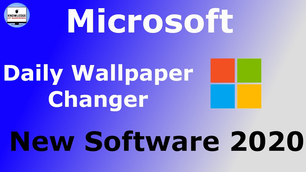 Windows puter daily desktop wallpaper changer microsoft new software bing wallpaper changer