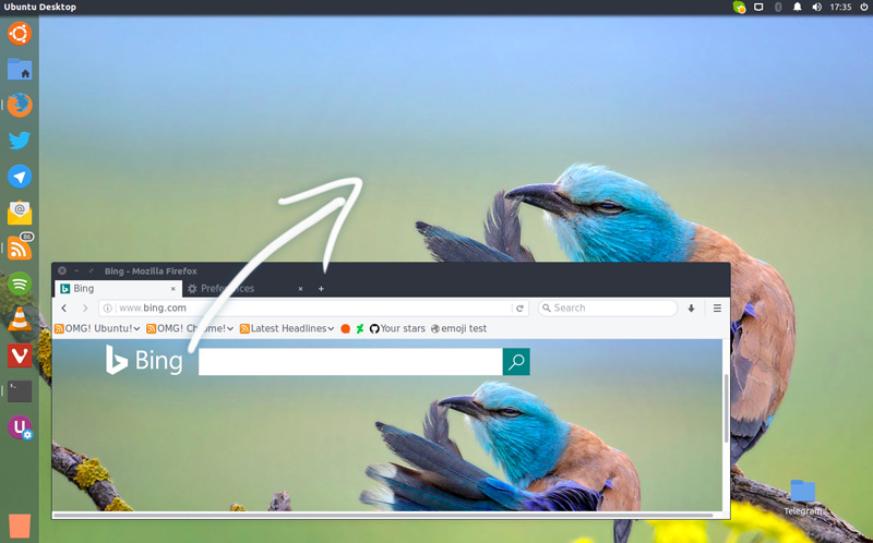 This app sets the bing image of the day as the wallpaper on linux