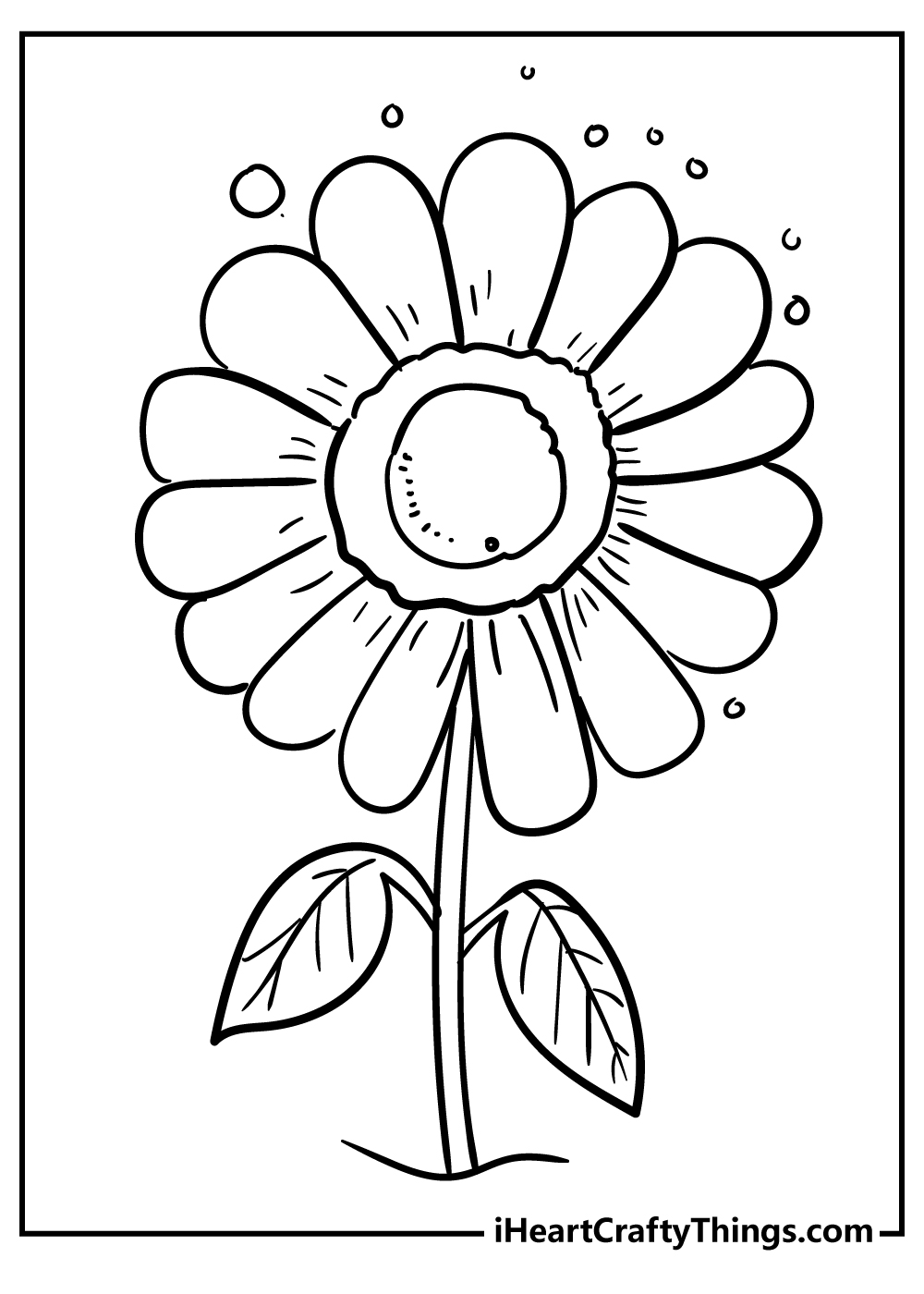 Daisy coloring pages free printables