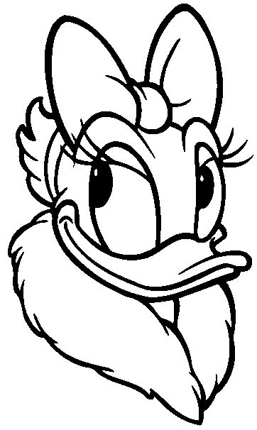 Coloring pages christmas disney daisy duck