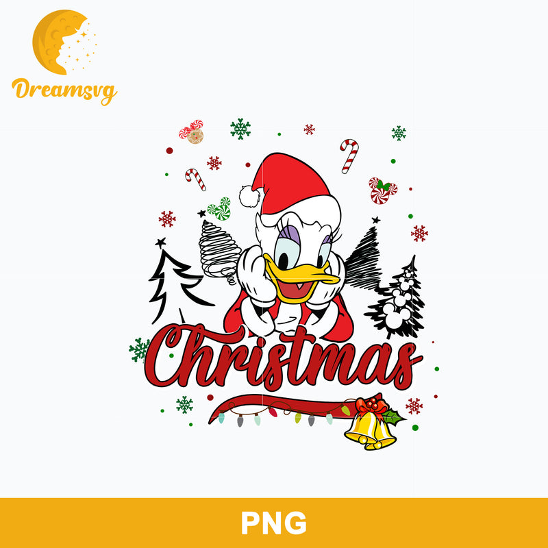 Daisy duck merry christmas png christmas png digital file