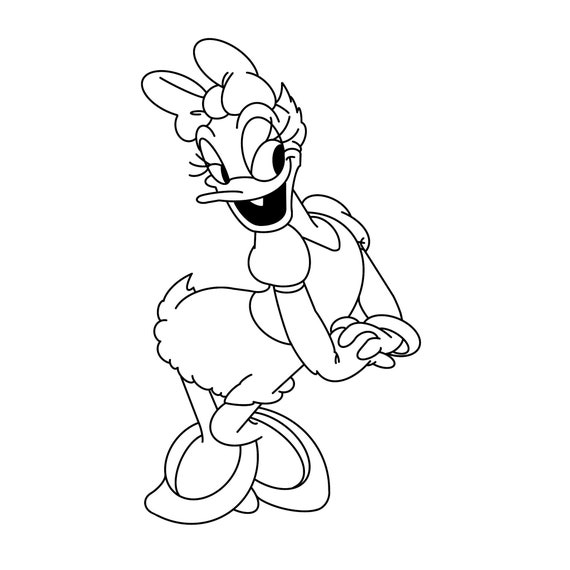 Daisy duck svg file instant download