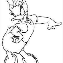 Daisy duck coloring pages