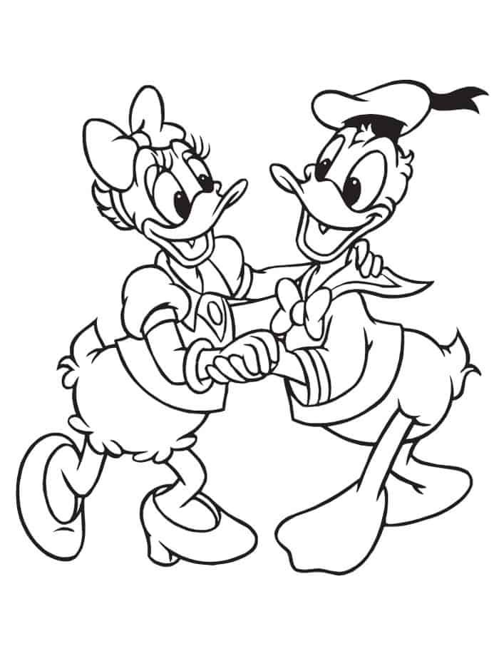 Coloring pages full donald daisy duck coloring pages