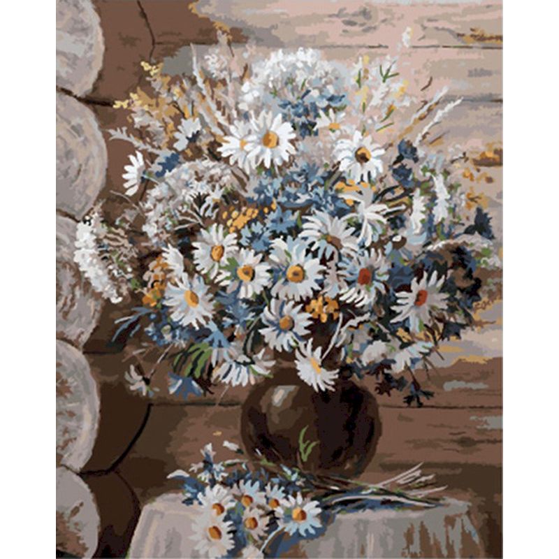 Paint by number vase of daisies â artist by number