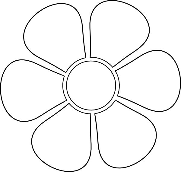 Daisyflowerstencilsprintable felt flower template flower template flower stencil