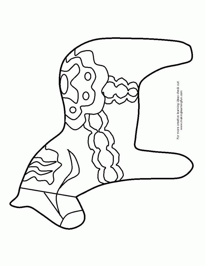 Dala horse coloring page