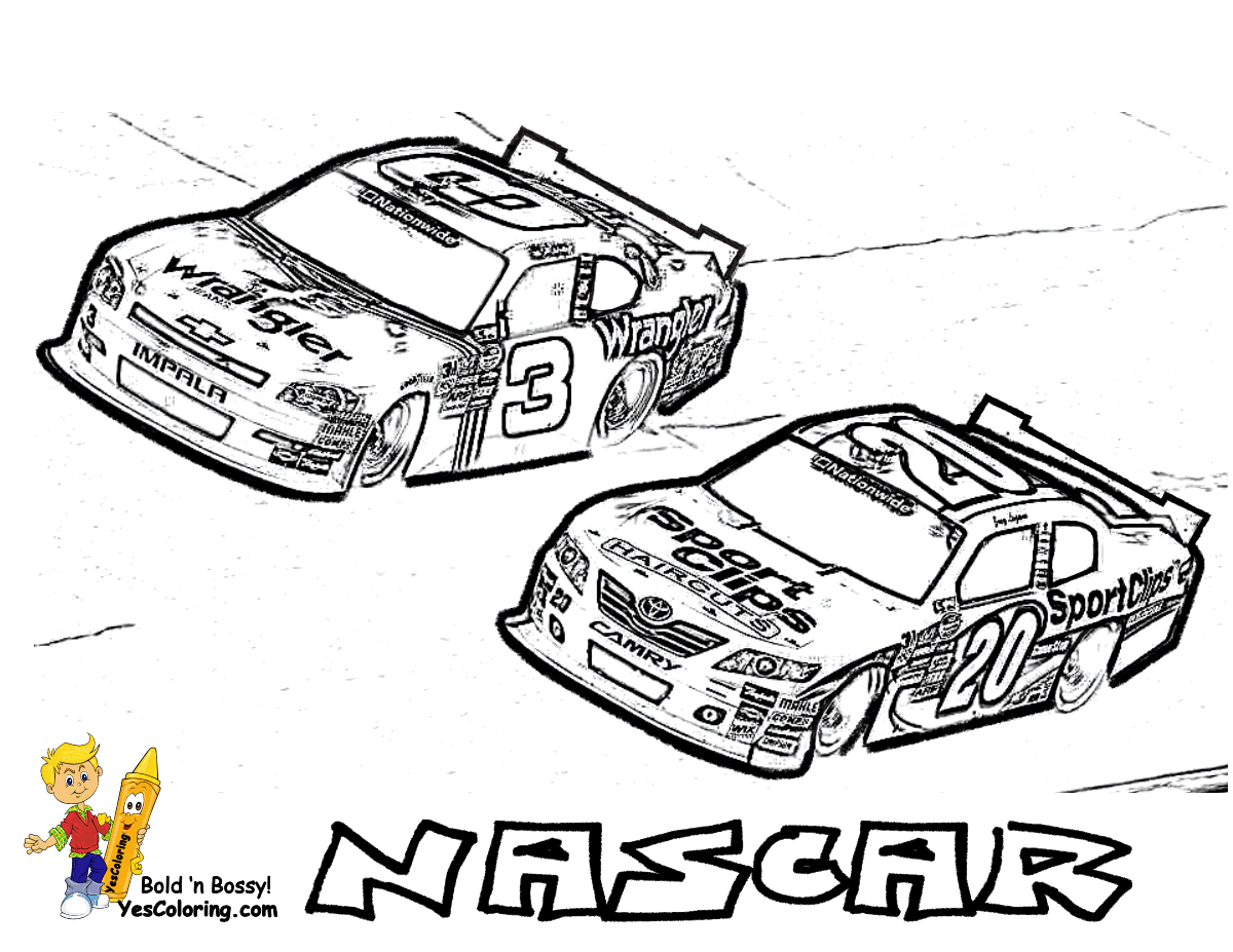 Dale earnhardt coloring pages