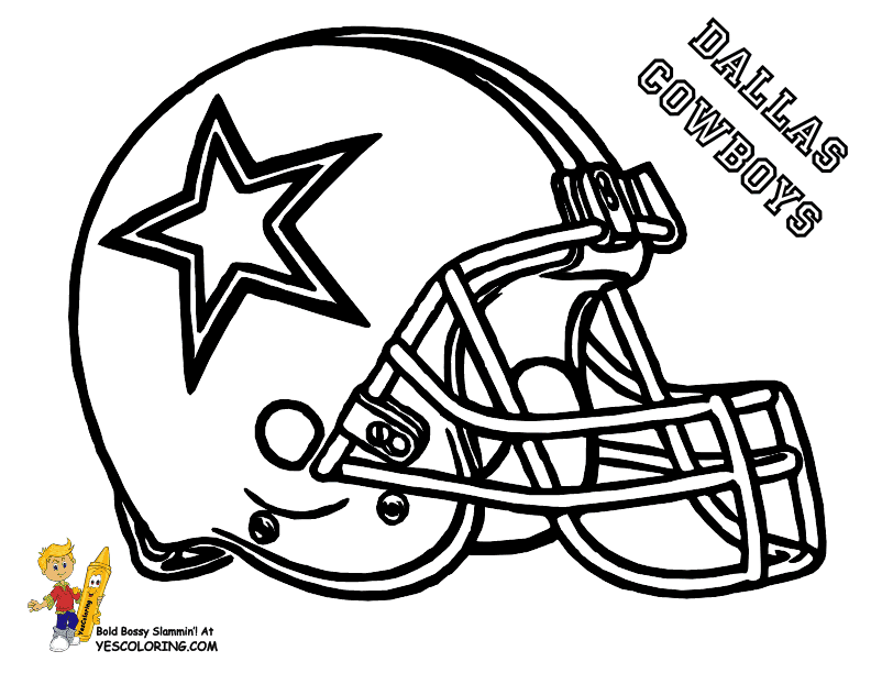 Dallas cowboys coloring pages printable for free download