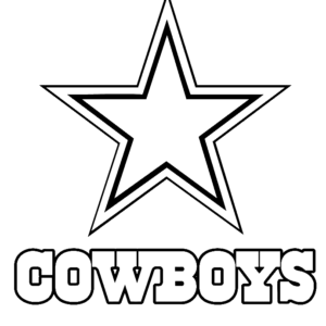 Dallas cowboys coloring pages printable for free download