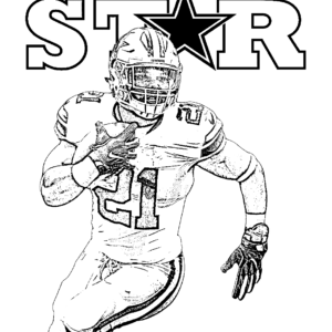 Dallas cowboys coloring pages printable for free download