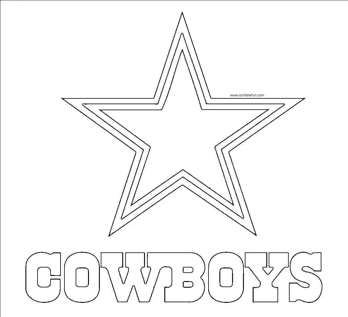 Marvelous dallas cowboys coloring pages pdf