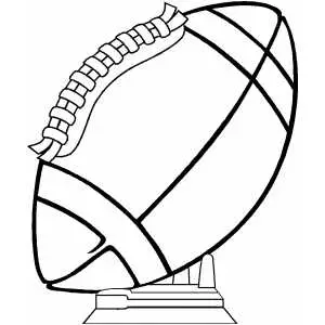 Football coloring page