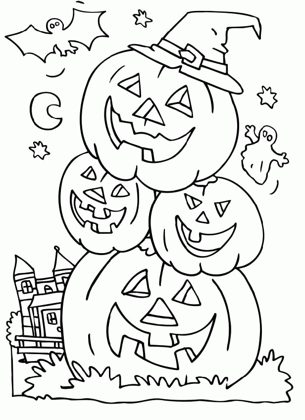 Spooky halloween coloring pages halloween coloring pages printable pumpkin coloring pages halloween coloring book