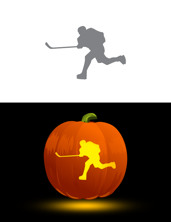 Nhl hockey dallas stars pumpkin stencil