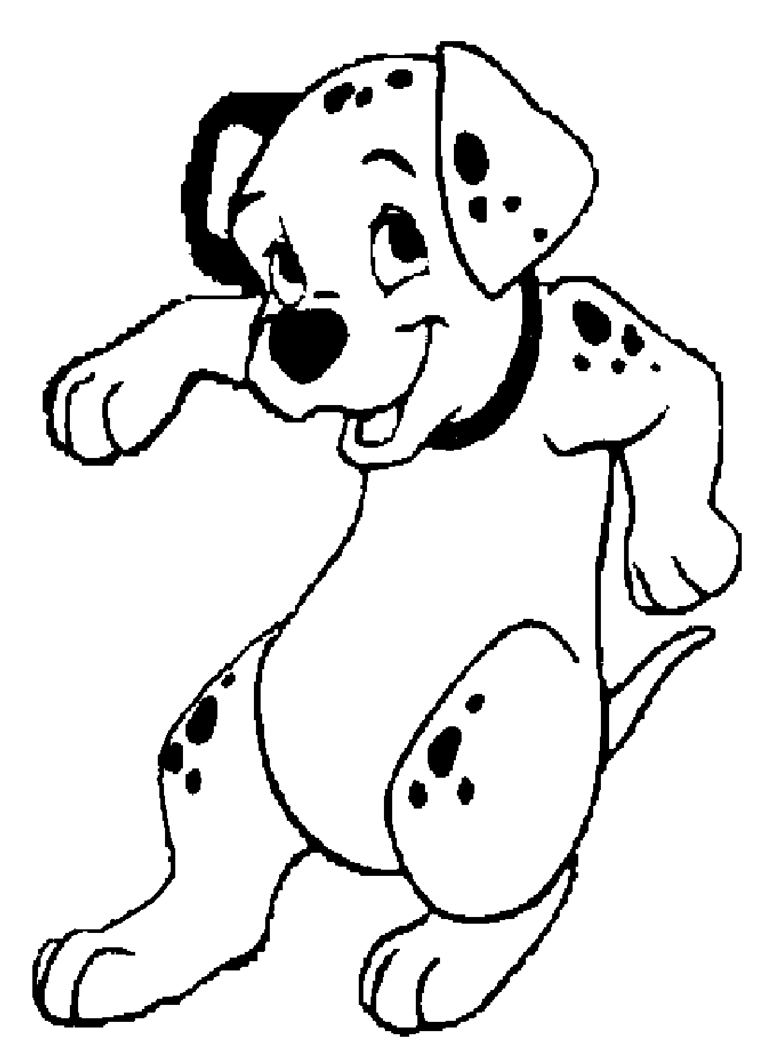 Dalmatians coloring pages for kids