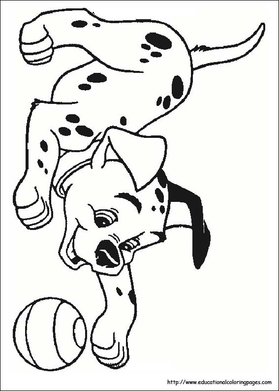 Dalmation coloring pages