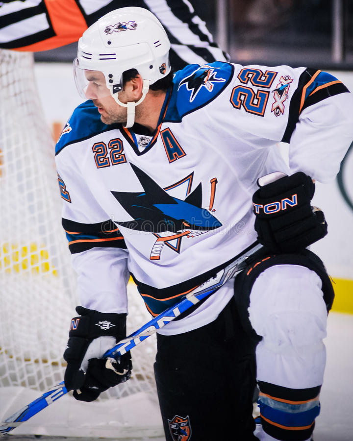 Dan boyle defenseman san jose sharks editorial photography