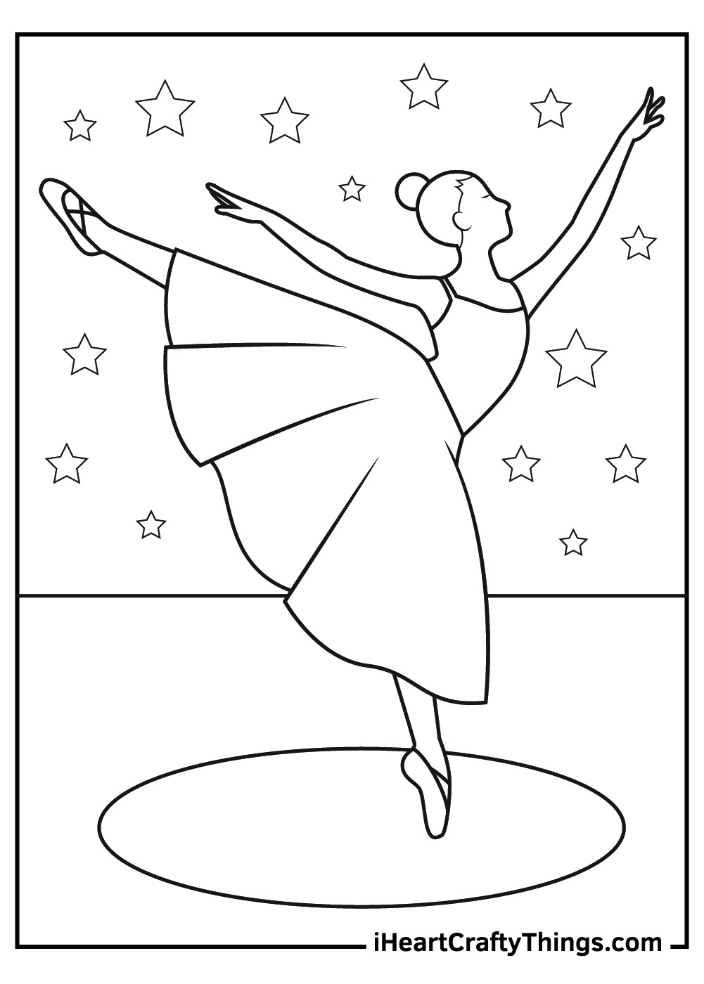 Dance coloring pages free printables