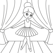 Ballet coloring pages free coloring pages