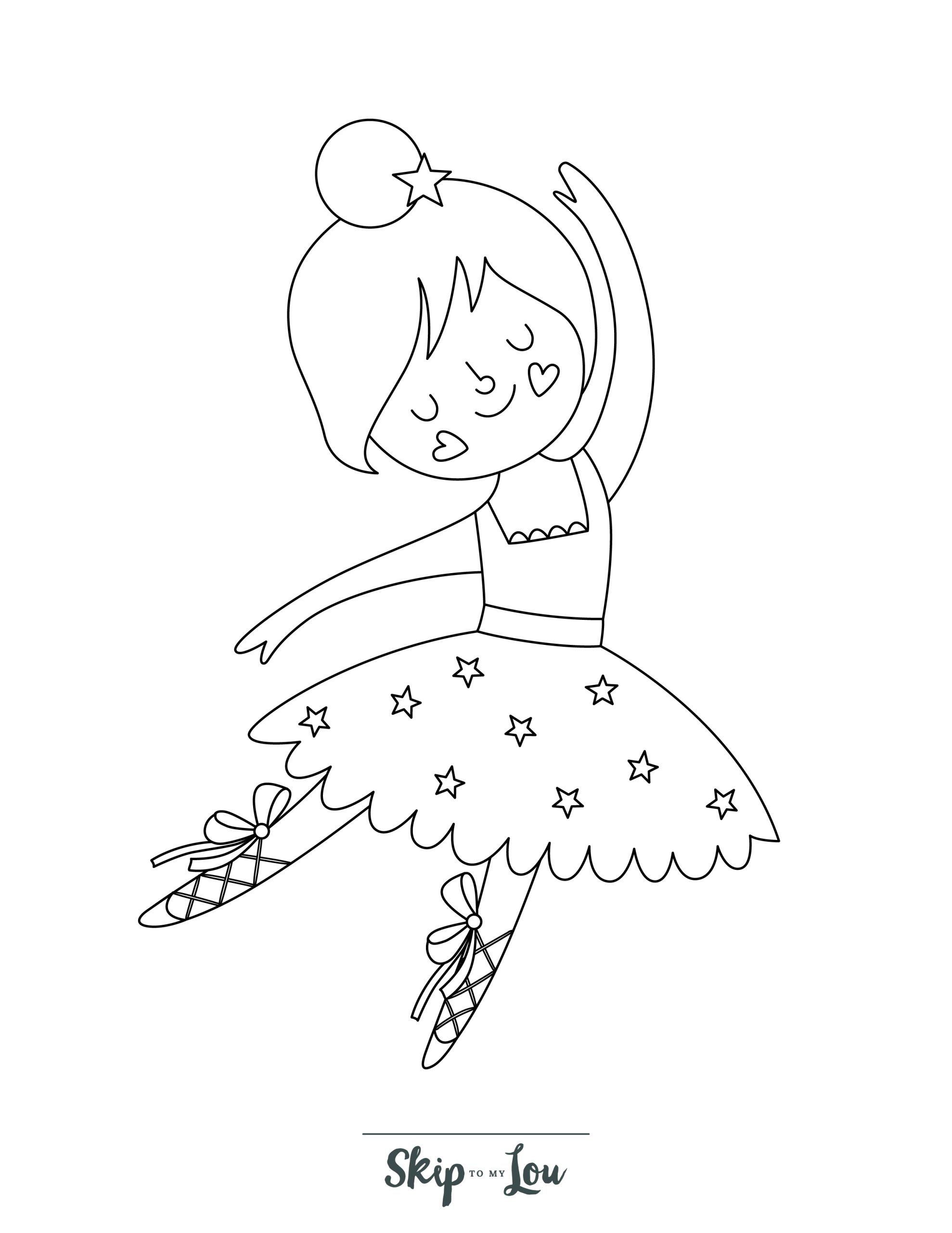 Ballerina coloring pages