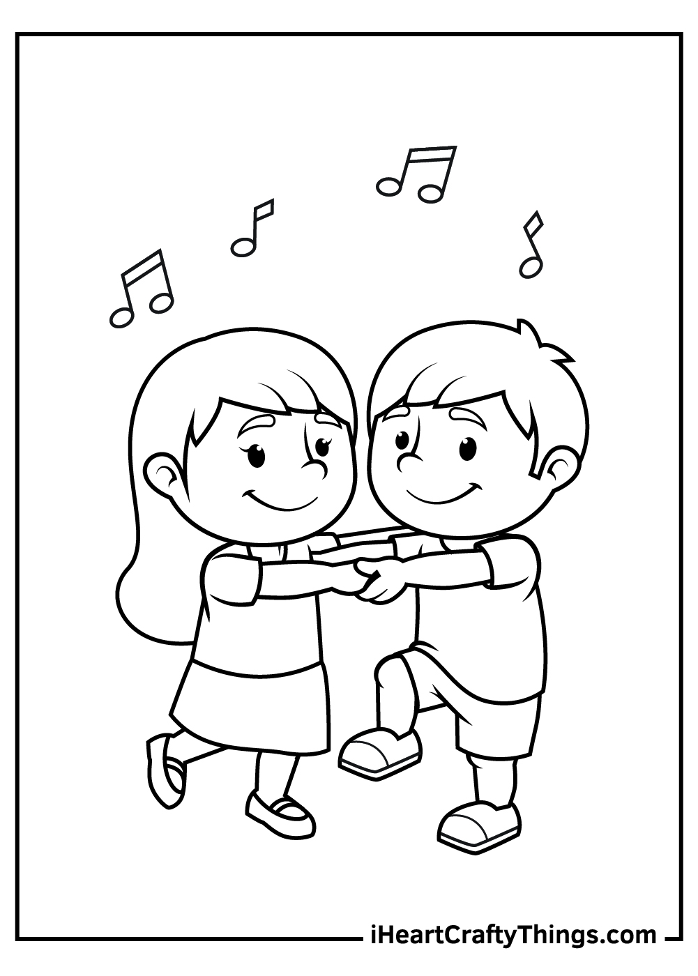 Dance coloring pages free printables