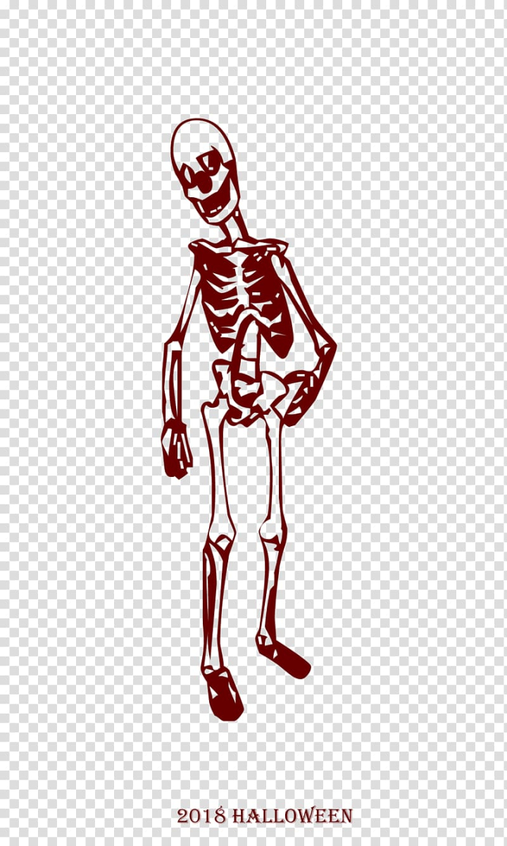 Free human skeleton halloween dancing spooky others transparent background png clipart