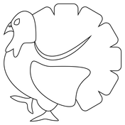 Turkey emoji coloring page free printable coloring pages