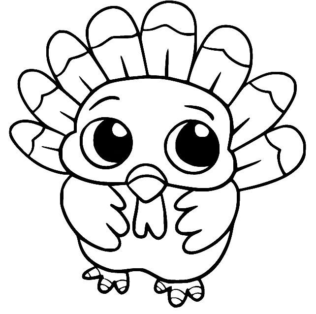 Turkey coloring pages printable for free download