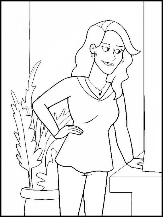 Free printable coloring book the adventures of kid danger