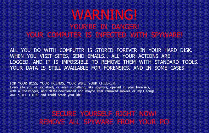 Warning youre in danger wallpaper virusmalware