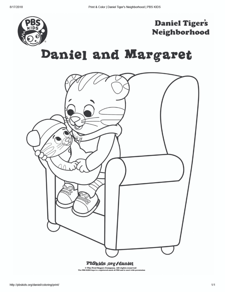 Daniel and baby margaret coloring page kidsâ kids for parents