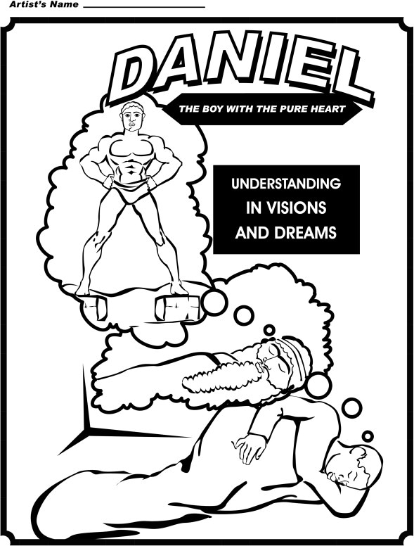 Daniel coloring page â