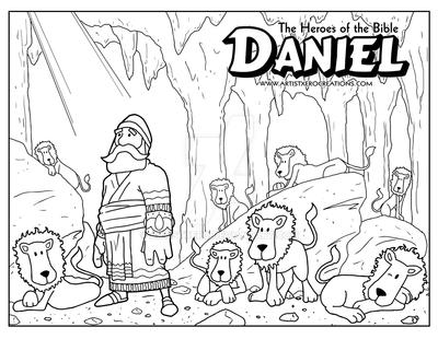 Daniel coloring page by artistxero on