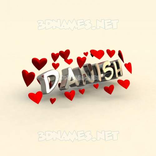 Preview of in love d name for danish