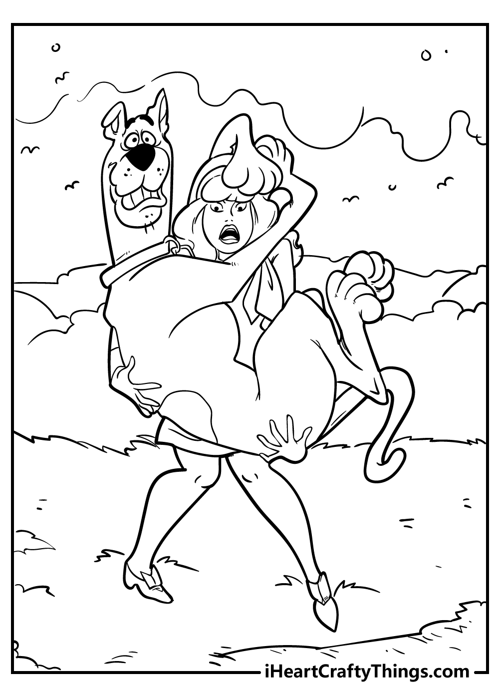 Scooby doo coloring pages free printables