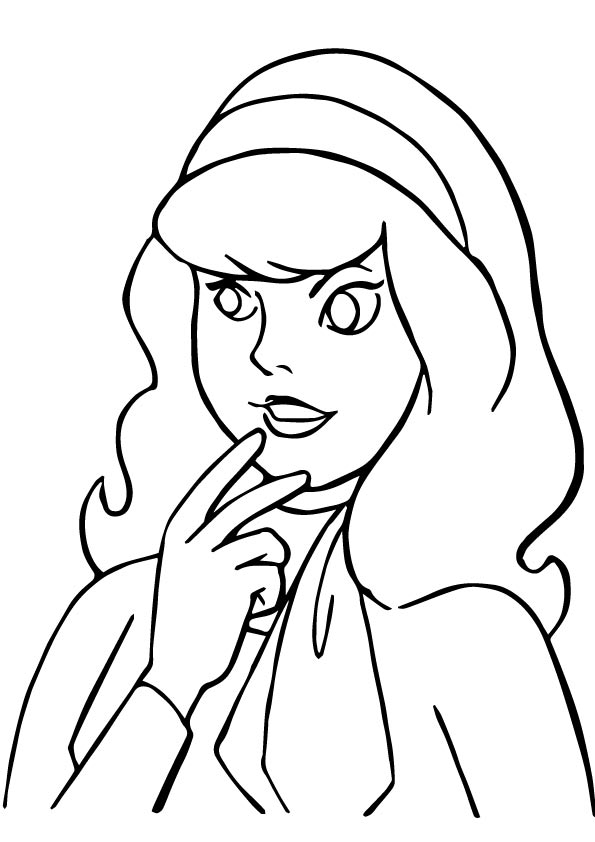 Coloring pages daphne blake coloring pages