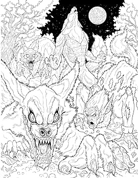 Dark art supernatural a sinister coloring book gautier franãois books