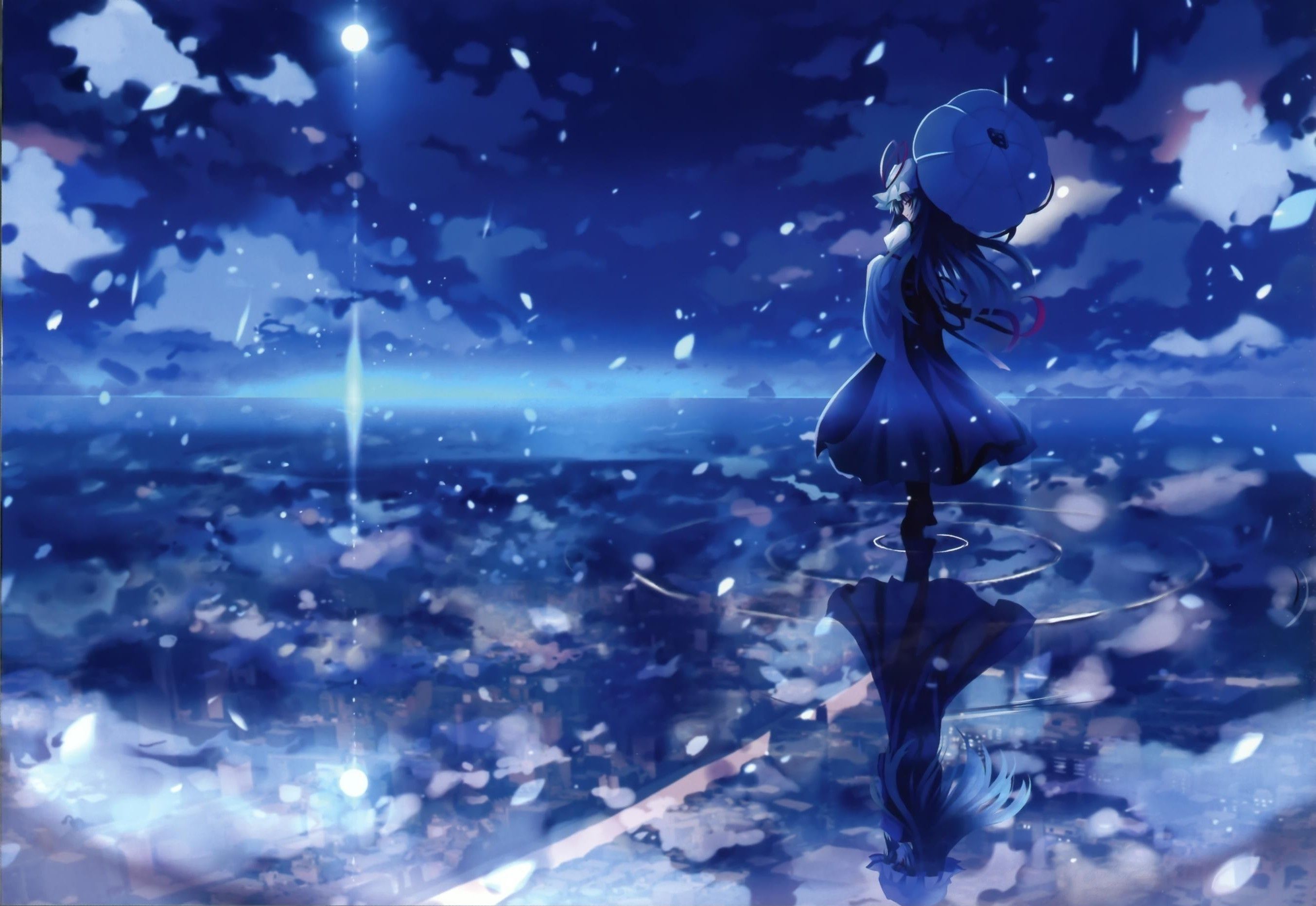 Black and blue anime wallpapers