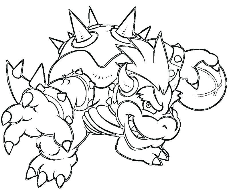 Bowser coloring pages