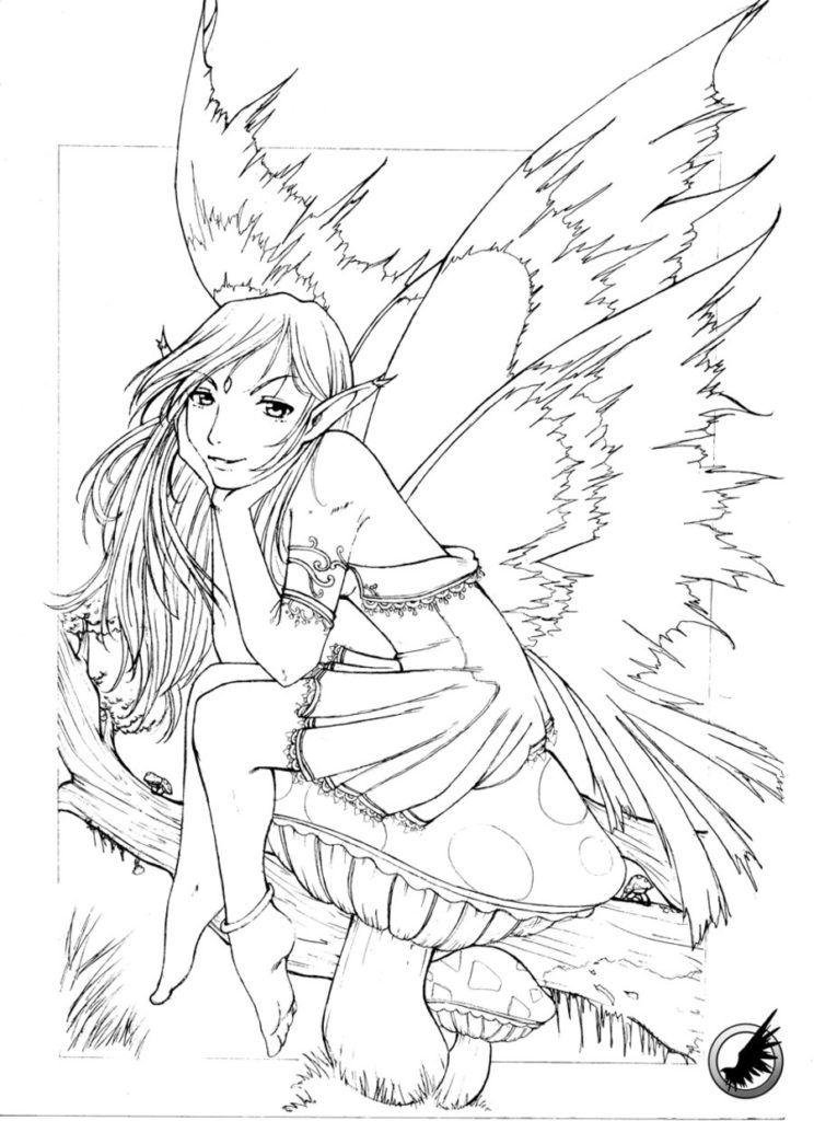 Printable coloring pages fairy coloring pages fairy coloring free coloring pages