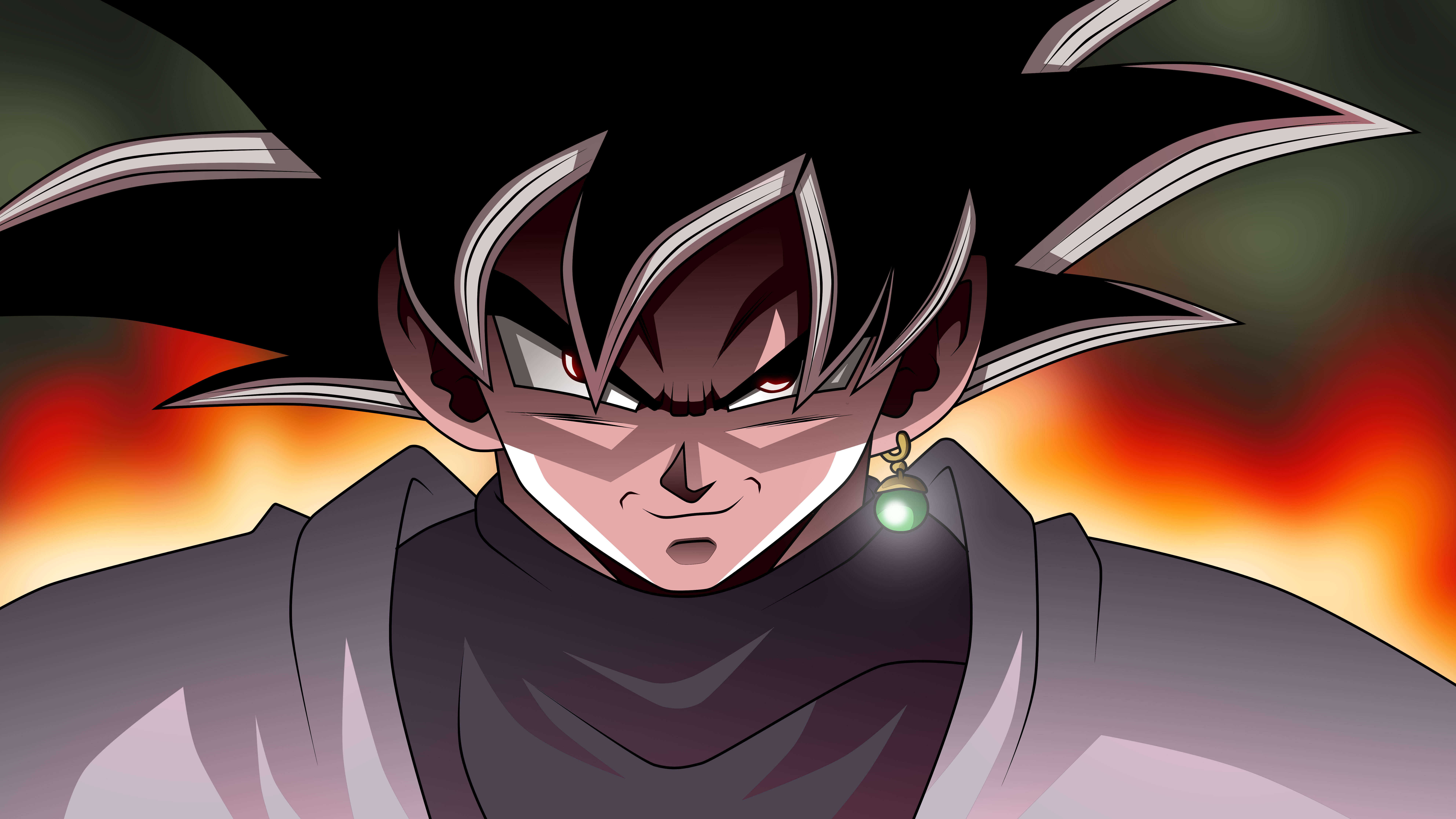 Dragon ball black goku uhd k wallpaper