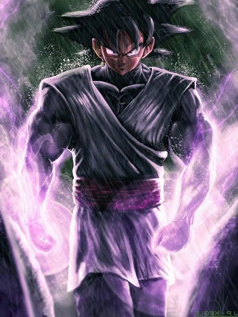 Black goku rose wallpaper apk pour android tãlãcharger