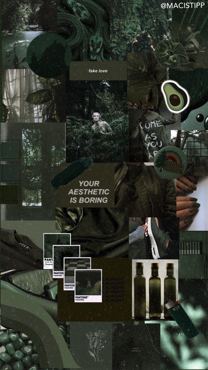 Darkgreen aesthetic grunge collage screensaver lockscreen wallpaper dark green wallpaper green aesthetic slytherin aesthetic